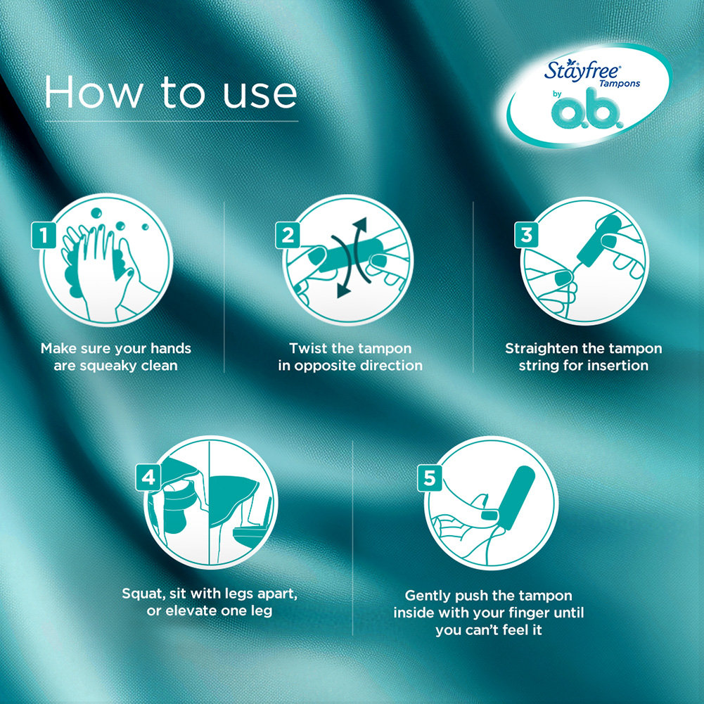 Stayfree Tampons by o.b. Pro Comfort Regular, 20 Count, Pack of 1 Stayfree Tampons by o.b. Pro Comfort Regular, 20 Count, Pack of 1