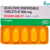 Ocuvir-800 DT Tablet 5's, Pack of 5 TABLETS