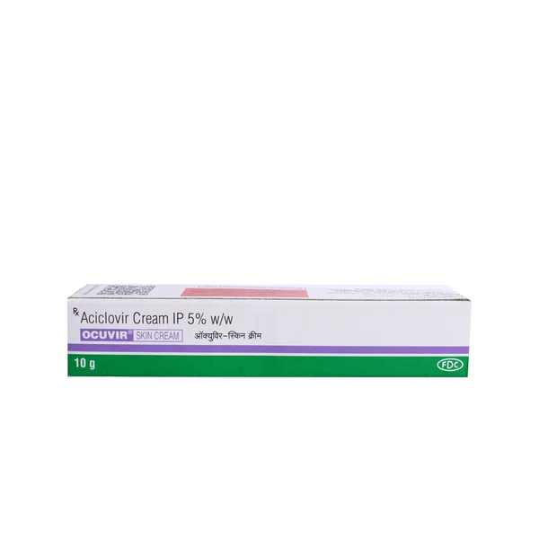 Ocuvir 5% Skin Cream 10 gm, Pack of 1 CREAM
