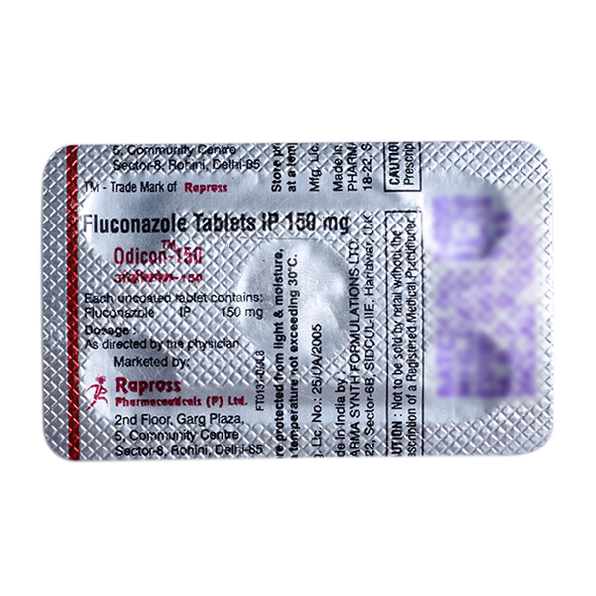 Odicon 150 Tablet 1's, Pack of 1 TABLET Odicon 150 Tablet 1's, Pack of 1 TABLET