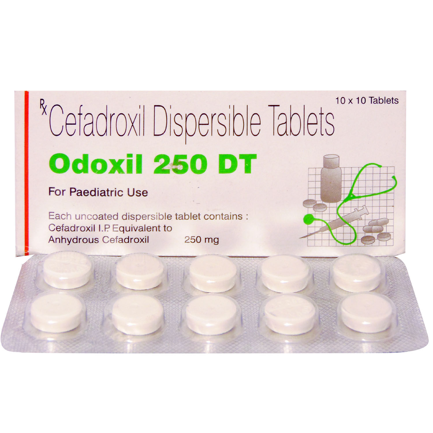 Buy Odoxil DT 250 Tablet 10's Online