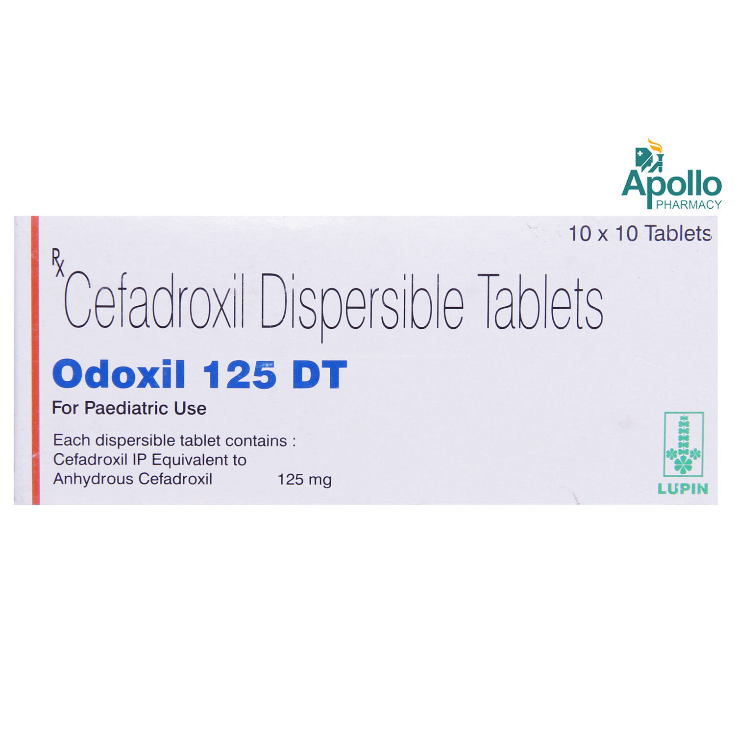 Buy ODOXIL DT 125MG TABLET Online