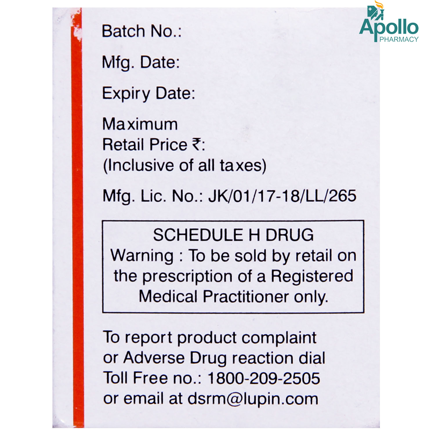 Odoxil 125 DT Tablet 10's, Pack of 10 TabletS Odoxil 125 DT Tablet 10's, Pack of 10 TabletS