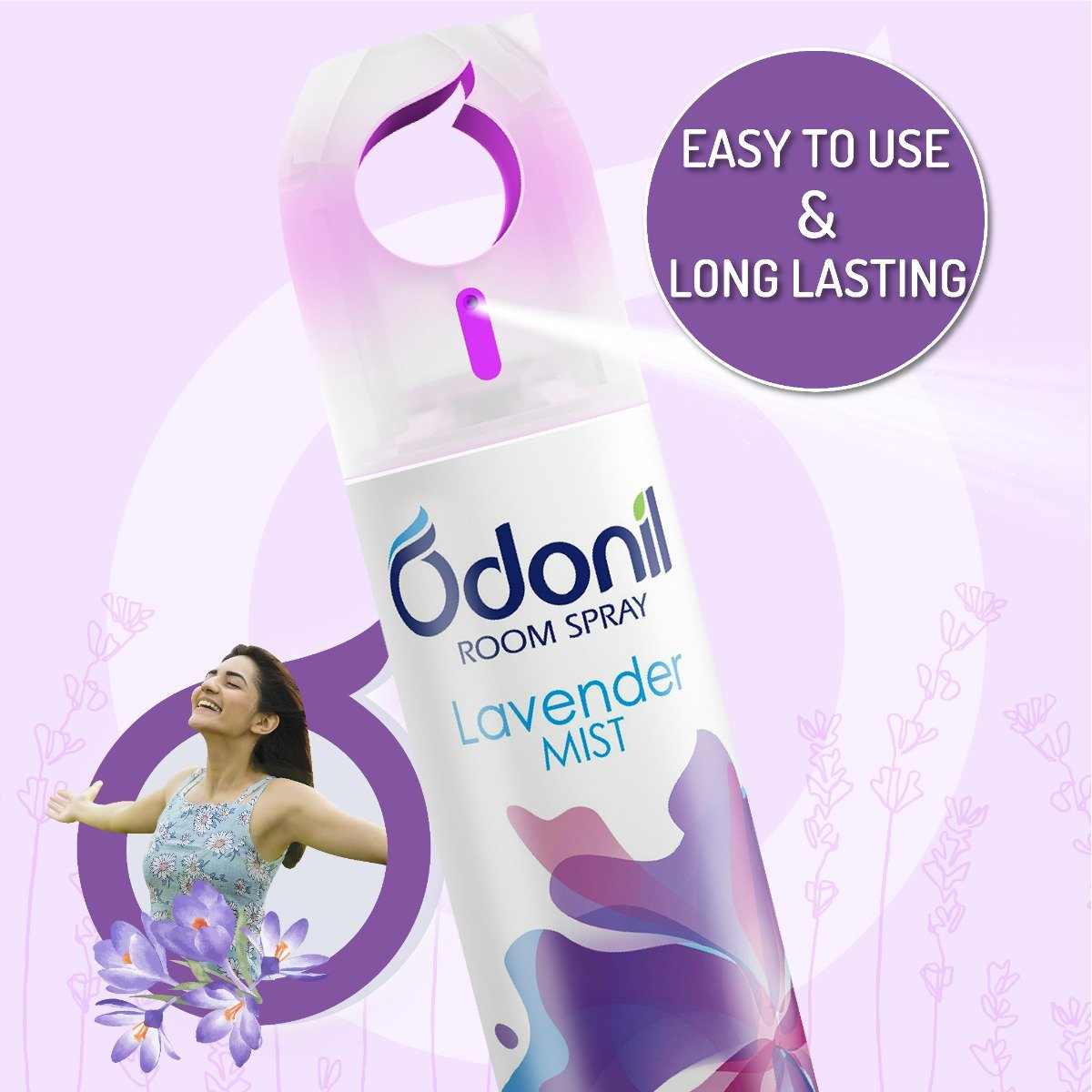 Odonil Lavender Mist Room Freshener, 150 ml, Pack of 1 Odonil Lavender Mist Room Freshener, 150 ml, Pack of 1