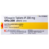 Ofla 200 mg Tablet 10's, Pack of 10 TabletS