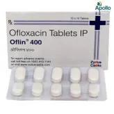 Oflin 400 Tablet 10's, Pack of 10 TABLETS