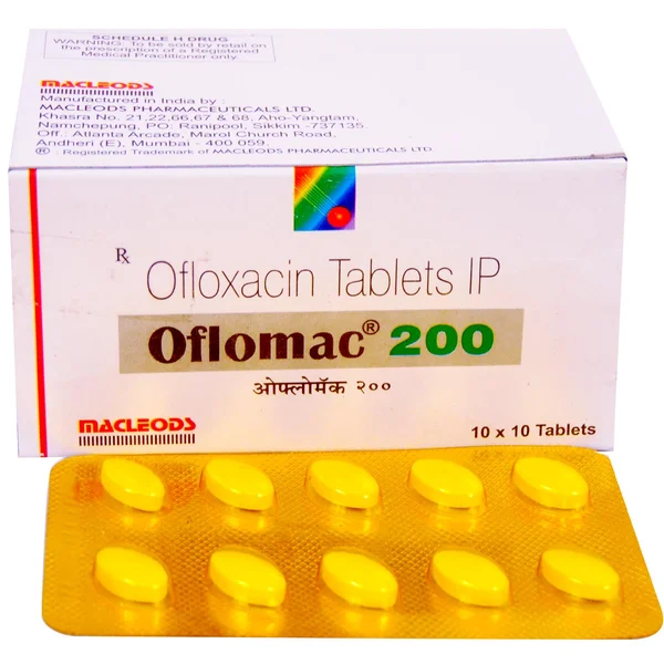 Oflomac 200 Tablet 10's, Pack of 10 TABLETS
