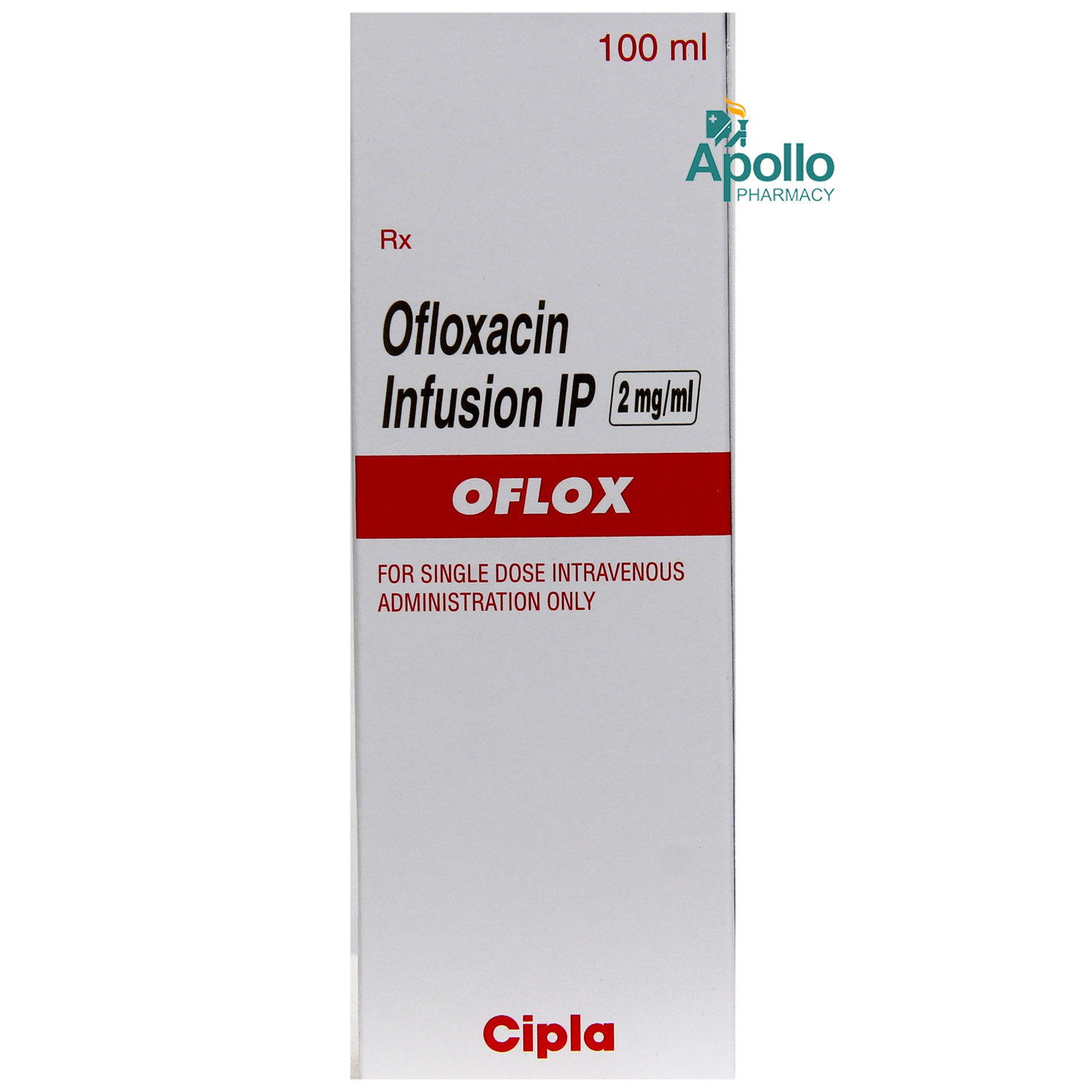 Oflox 200 mg Infusion 100 ml, Pack of 1 Oflox 200 mg Infusion 100 ml, Pack of 1