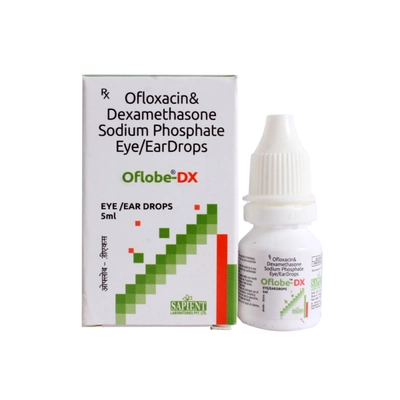 Oflobe DX Eye Drops 5 ml, Pack of 1 Drops