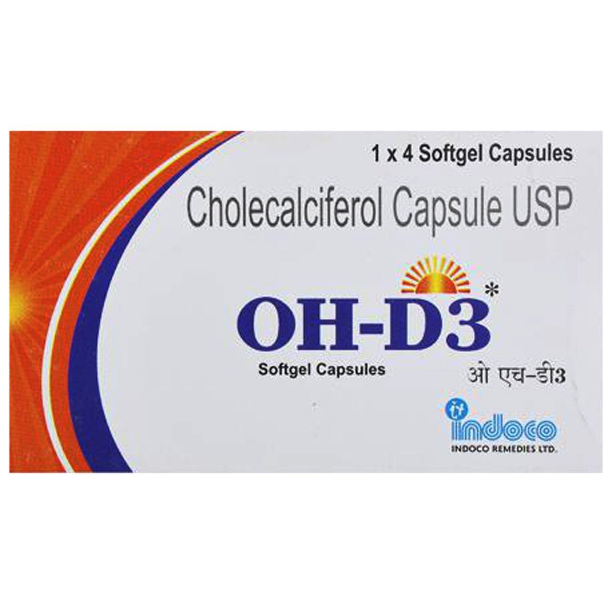 OH -D3 Capsule 4's, Pack of 4 OH -D3 Capsule 4's, Pack of 4