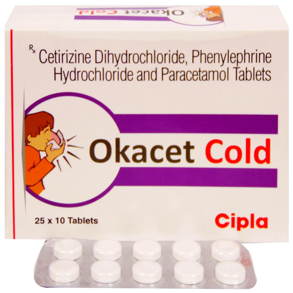 Okacet Cold Tablet | Uses, Side Effects, Price | Apollo Pharmacy