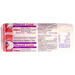Okacet Cold Tablet | Uses, Side Effects, Price | Apollo Pharmacy