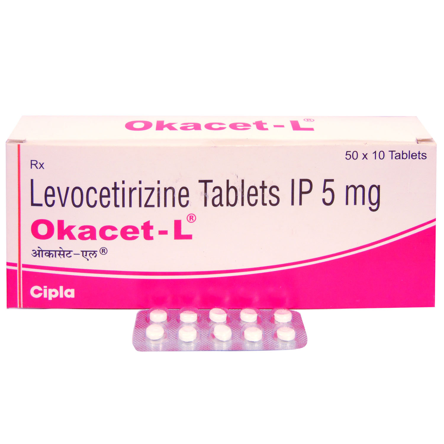 Okacet L Tablet 10's, Pack of 10 TABLETS Okacet L Tablet 10's, Pack of 10 TABLETS
