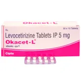 Okacet L Tablet 10's, Pack of 10 TABLETS