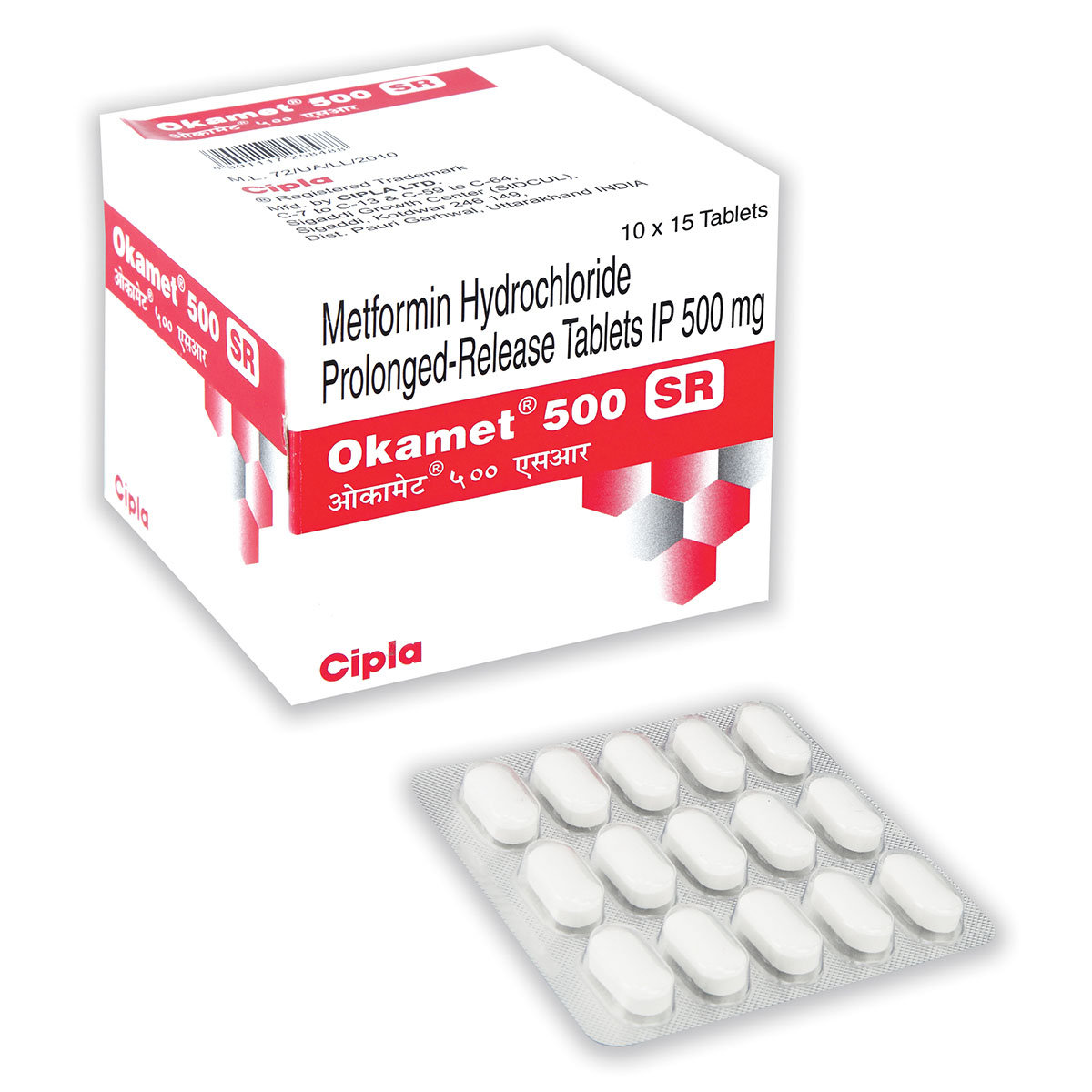 Okamet 500 mg SR Tablet 15's, Pack of 15 TABLETS Okamet 500 mg SR Tablet 15's, Pack of 15 TABLETS