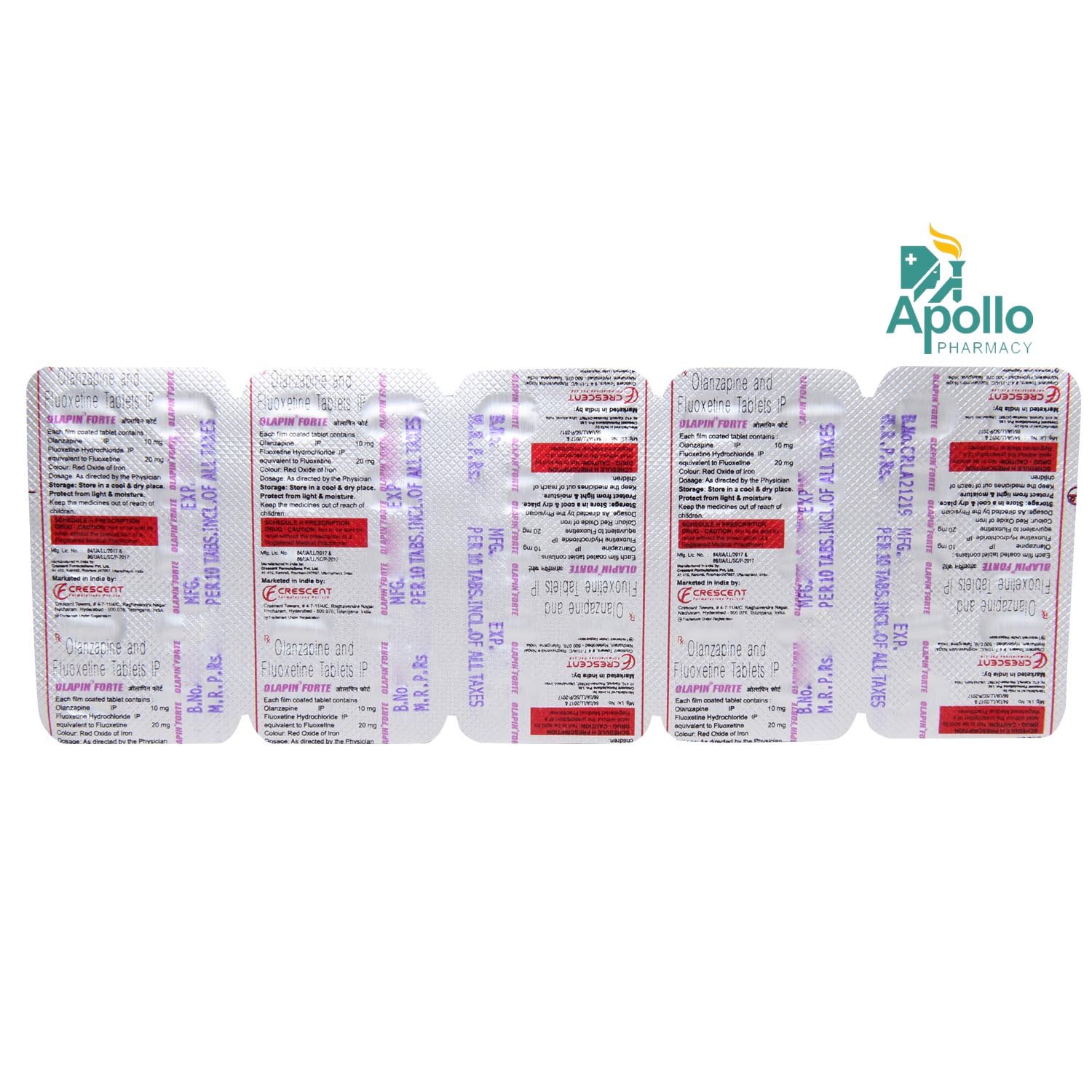 Olapin Forte Tablet 10's, Pack of 10 TABLETS Olapin Forte Tablet 10's, Pack of 10 TABLETS