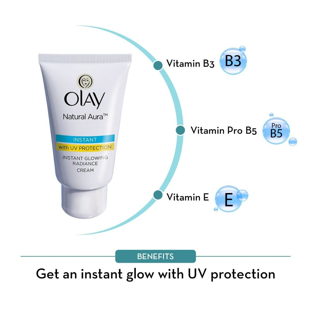 Olay Natural Aura Glowing Radiance Cream, 40 gm, Pack of 1 Olay Natural Aura Glowing Radiance Cream, 40 gm, Pack of 1