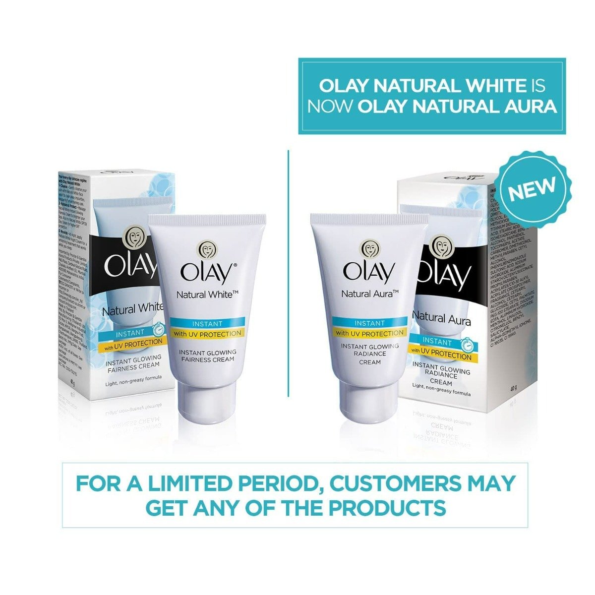 Olay Natural Aura Glowing Radiance Cream, 40 gm, Pack of 1 Olay Natural Aura Glowing Radiance Cream, 40 gm, Pack of 1
