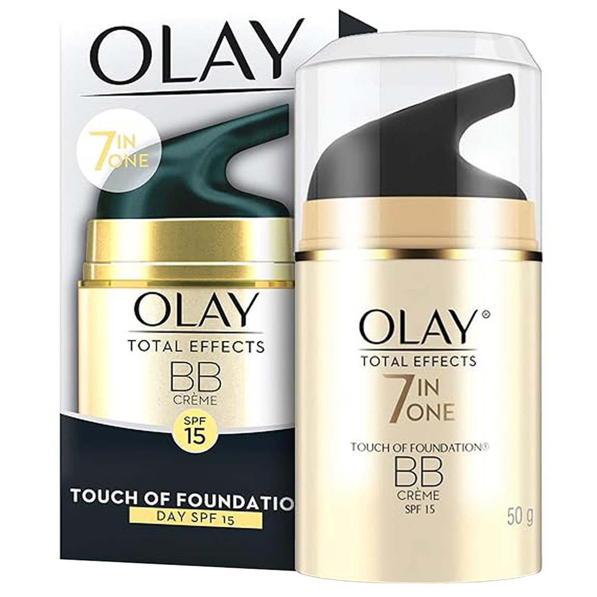 Olay Total Effects 7 In 1 Day Cream Touch of Foundation SPF 15, 50 gm, Pack of 1 Olay Total Effects 7 In 1 Day Cream Touch of Foundation SPF 15, 50 gm, Pack of 1