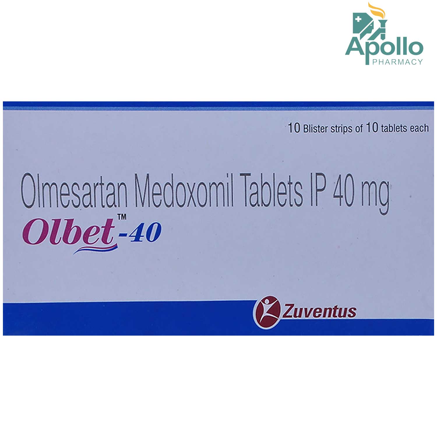 Buy Olbet-40 Tablet 10's Online