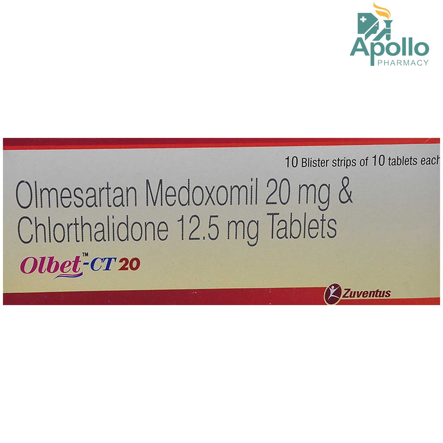 Buy Olbet-CT 20 Tablet 10's Online