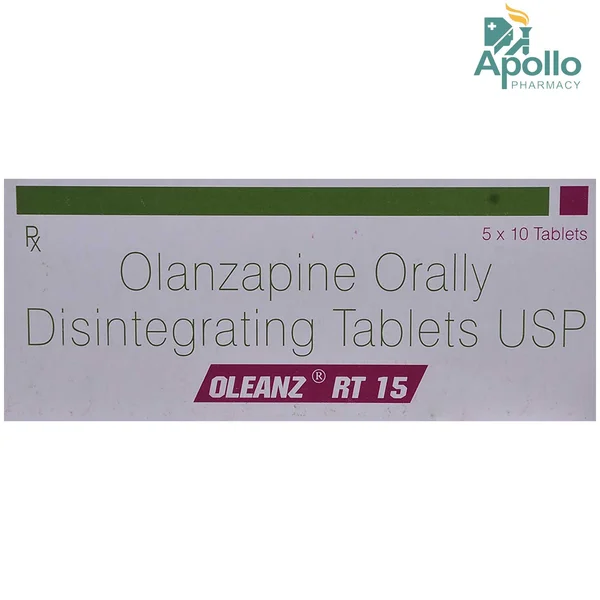 Oleanz RT 15 Tablet 10's, Pack of 10 TABLETS
