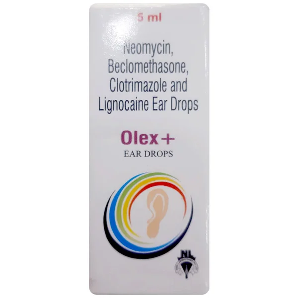 Olex+ Ear Drops 5 ml, Pack of 1
