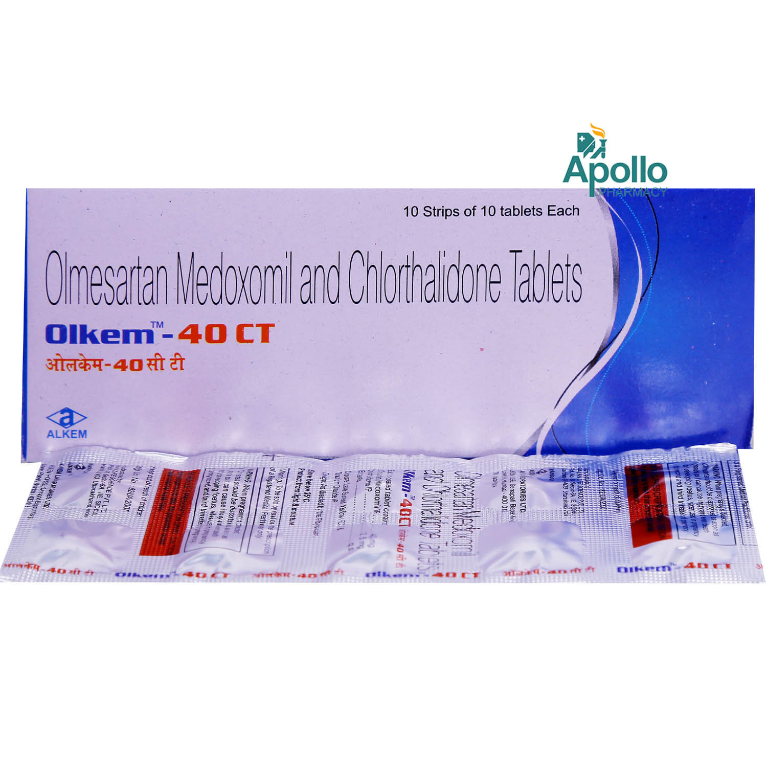 Olkem-40 CT Tablet 10's, Pack of 10 TABLETS Olkem-40 CT Tablet 10's, Pack of 10 TABLETS