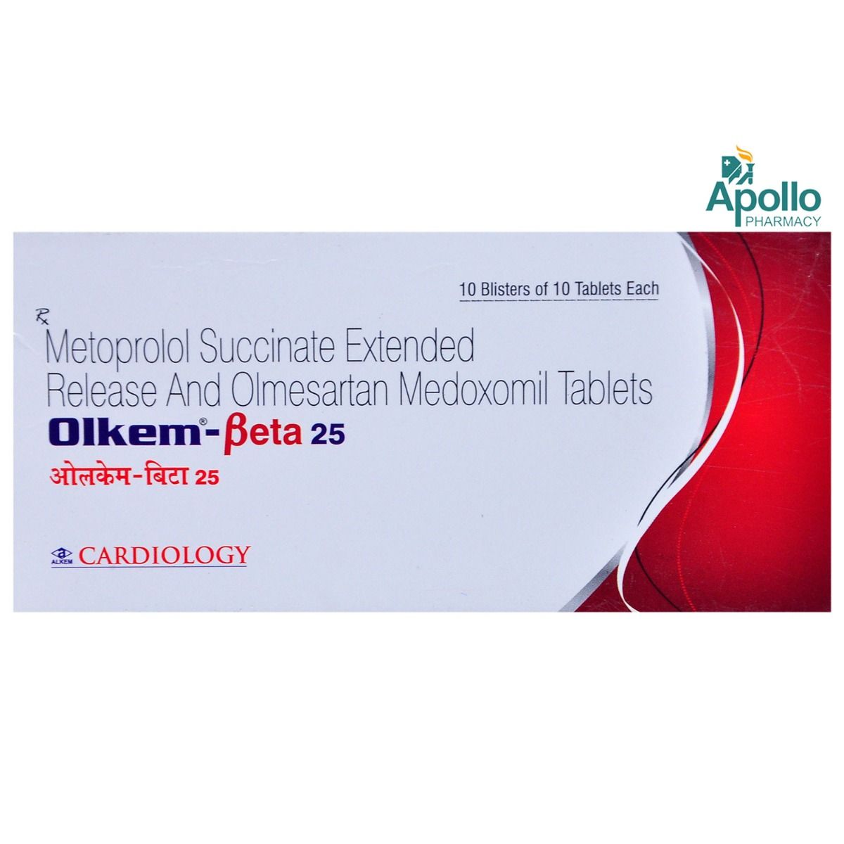Olkem-Beta 25 Tablet 10's, Pack of 10 TABLETS