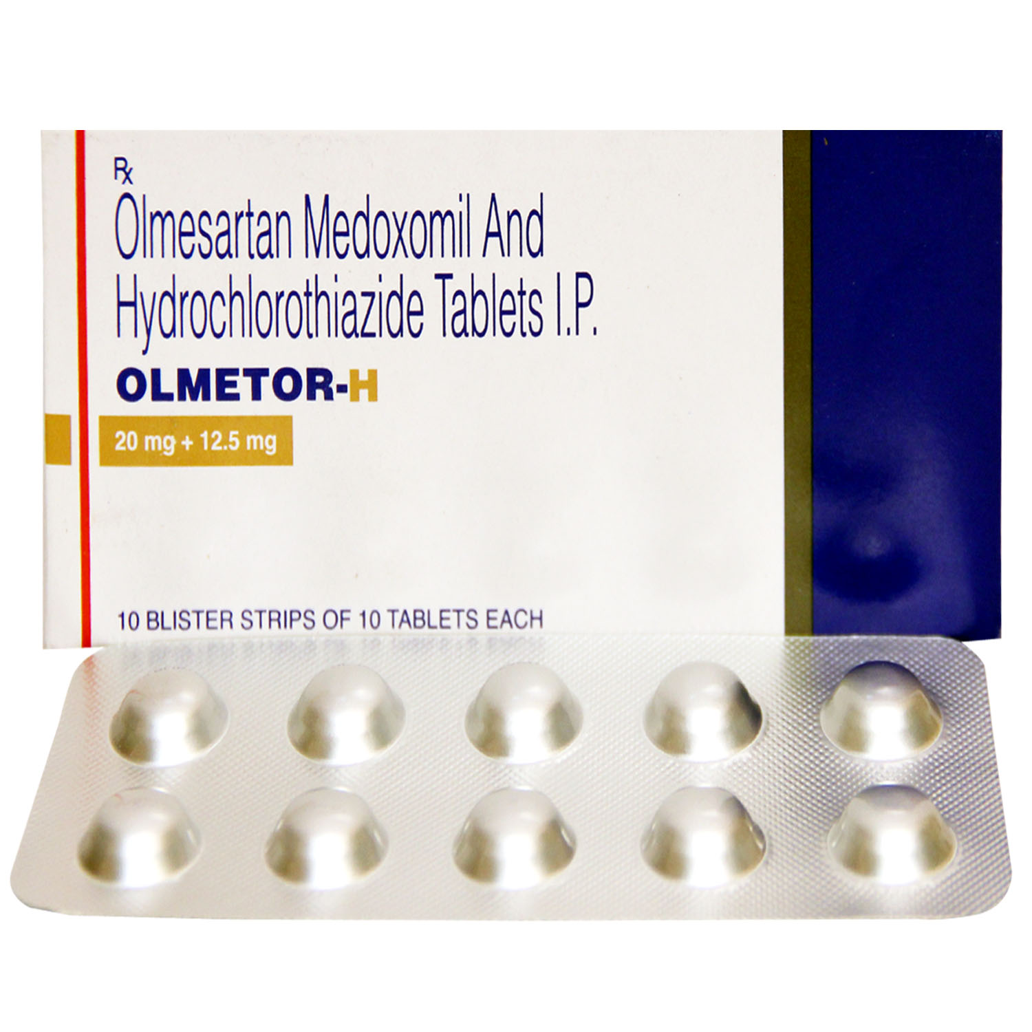 Olmetor H Tablet 10's, Pack of 10 TABLETS Olmetor H Tablet 10's, Pack of 10 TABLETS