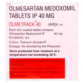 Olmetrack 40 Tablet 10's, Pack of 10 TABLETS