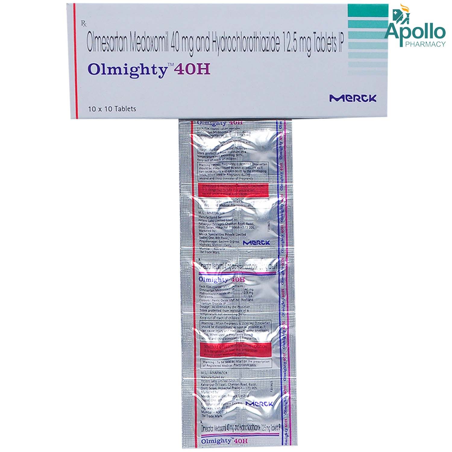 Olmighty 40H, Prescription, Treatment: High Blood Pressure at Rs