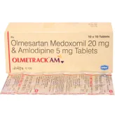 Olmetrack-AM Tablet 10's, Pack of 10 TABLETS