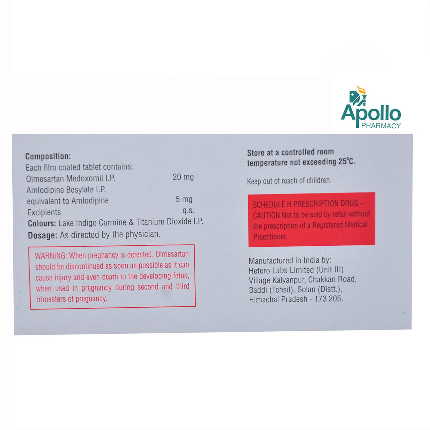 Olmax AM Tablet 15's, Pack of 15 TABLETS Olmax AM Tablet 15's, Pack of 15 TABLETS