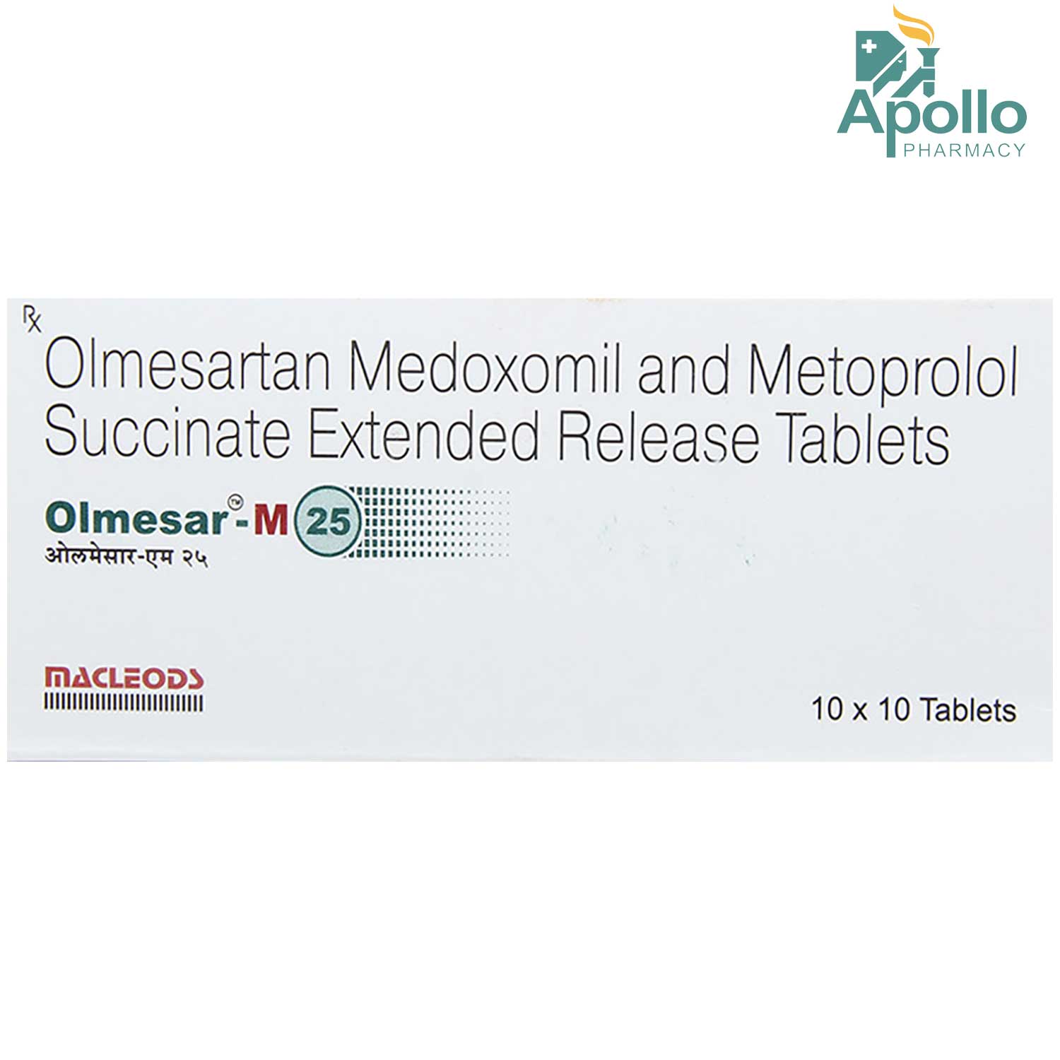 Buy Olmesar-M 25 Tablet 10's Online