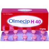 OLMECIP H 40MG TABLET, Pack of 10 TABLETS