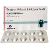 Olmetime-AM 40 Tablet 10's, Pack of 10 TabletS