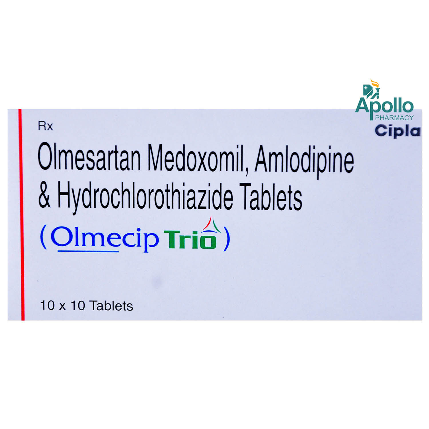 Buy Olmecip Trio Tablet 10's Online