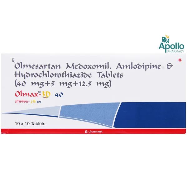 Olmax-3D 40 Tablet 10's, Pack of 10 TabletS