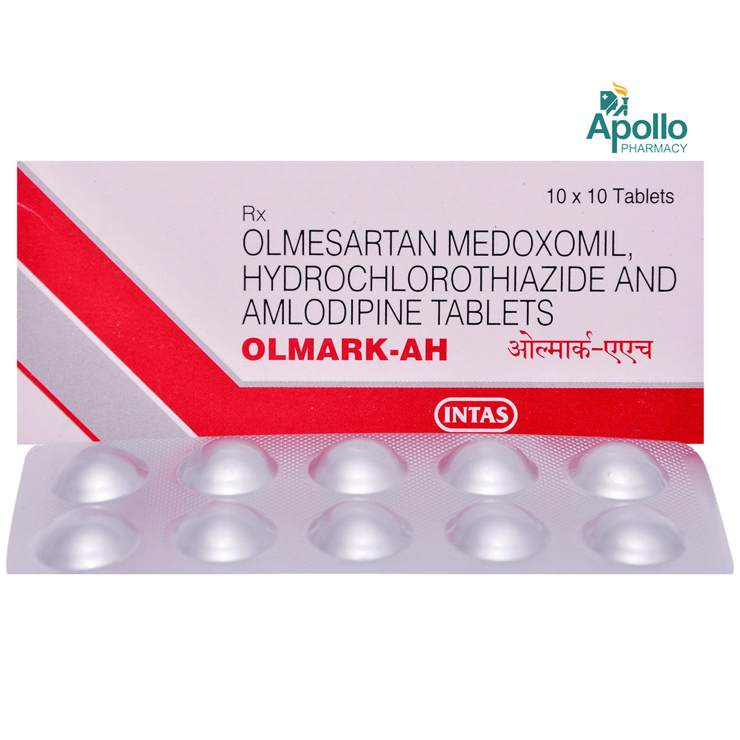 Olmark Olmark AH Tablet 10's Price, Uses, Side Effects, Composition - Apollo ...