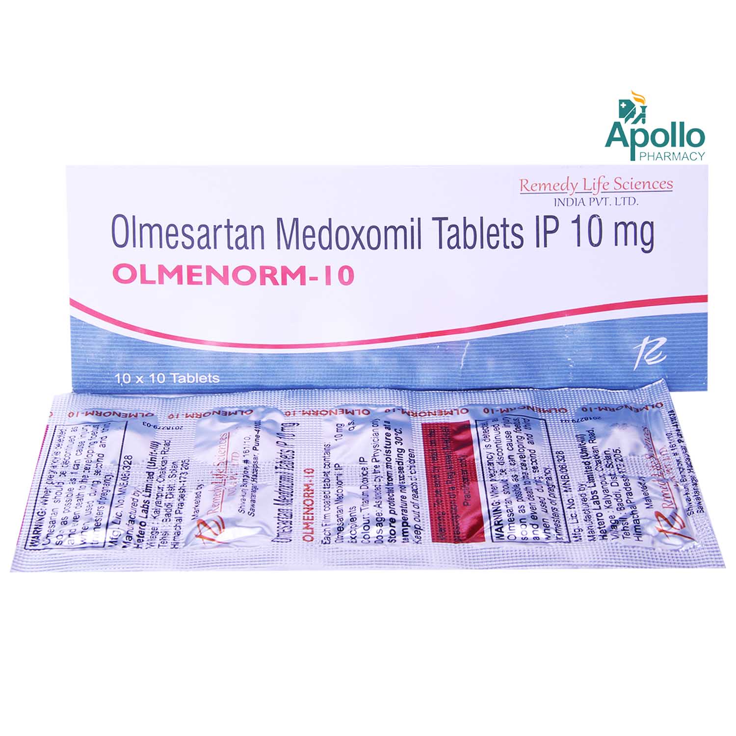 Olmenorm 10mg Tablet 10's, Pack of 10 TABLETS Olmenorm 10mg Tablet 10's, Pack of 10 TABLETS