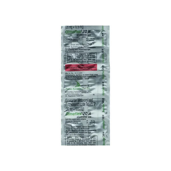Olmeflex H 20 mg Tablet 10's