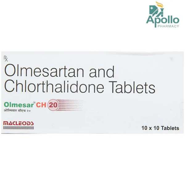 Olmesar CH 20mg Tablet 10's