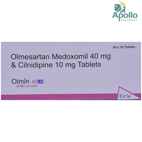 Olmin 40 LN Tablet 10's, Pack of 10 TABLETS