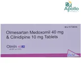 Olmin 40 LN Tablet 10's, Pack of 10 TABLETS