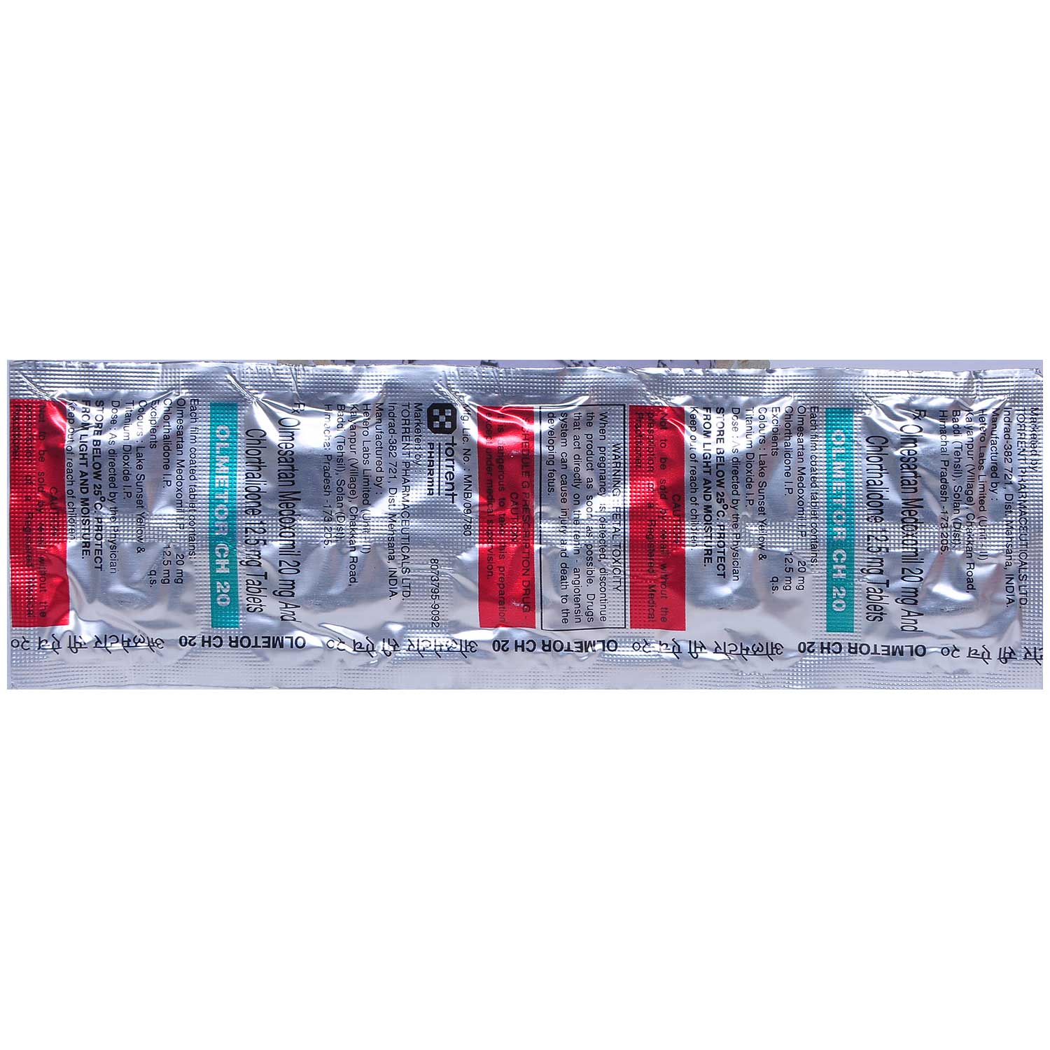 Olmetor CH 20 Tablet 10's, Pack of 10 TABLETS Olmetor CH 20 Tablet 10's, Pack of 10 TABLETS