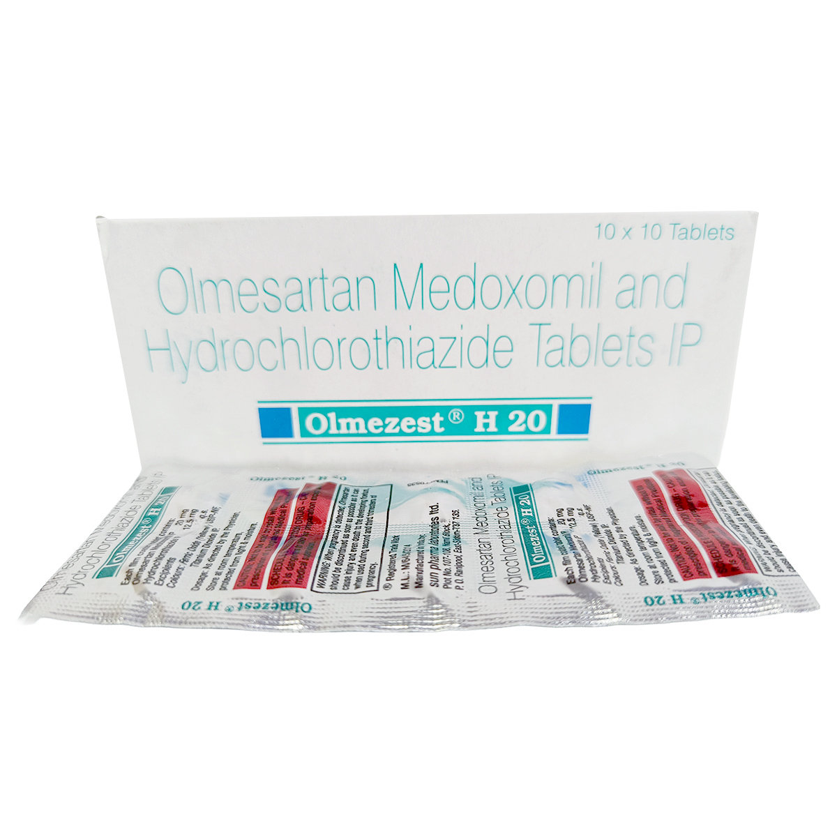 Olmezest H 20 Tablet 10's, Pack of 10 TABLETS Olmezest H 20 Tablet 10's, Pack of 10 TABLETS