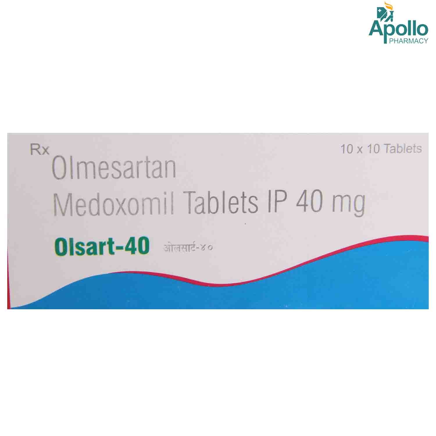Olsart-40 Tablet 10's, Pack of 10 TABLETS Olsart-40 Tablet 10's, Pack of 10 TABLETS