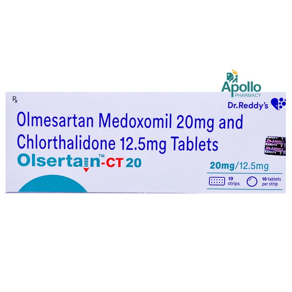 OLSERTAIN CT 20MG TABLET, Pack of 10 TABLETS
