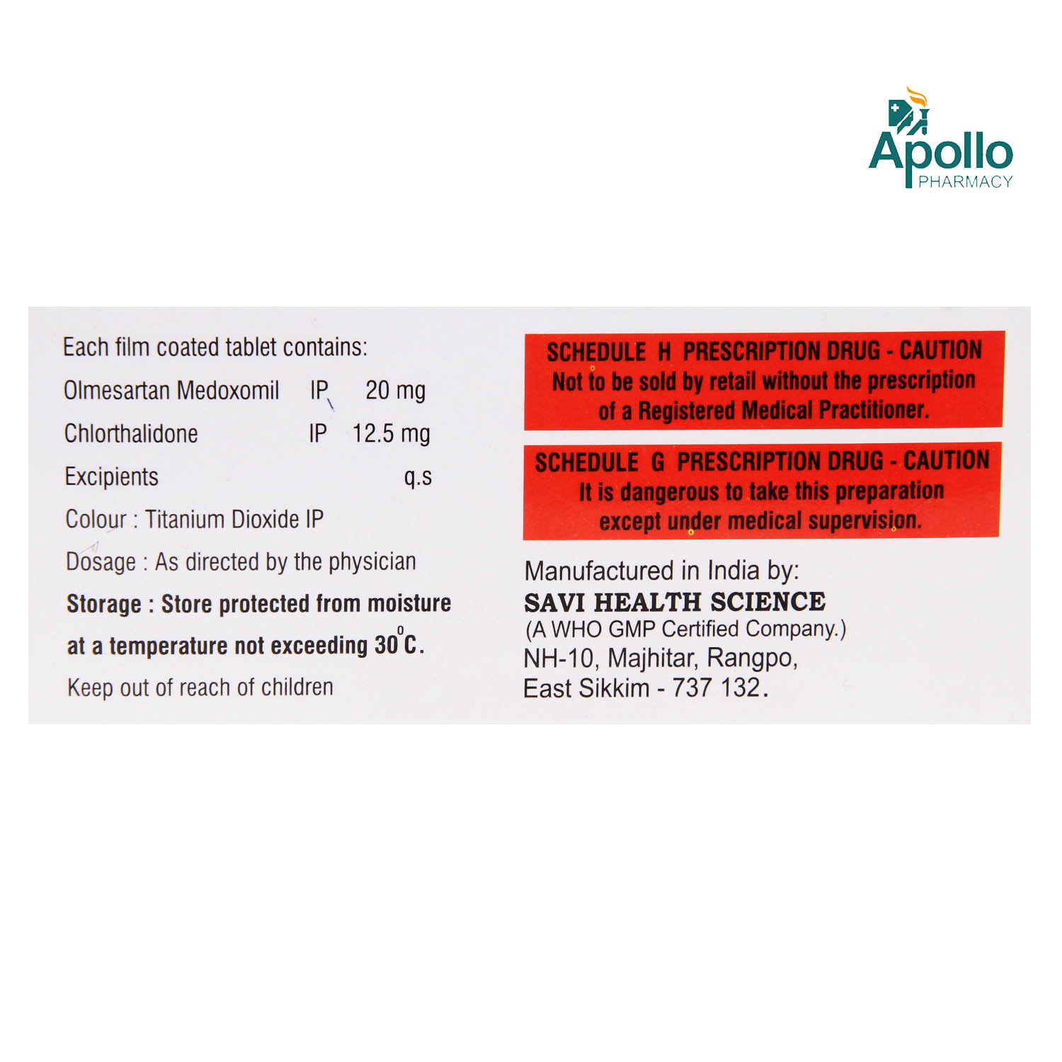 OLSONG CT 20 TABLET 10'S, Pack of 10 TabletS OLSONG CT 20 TABLET 10'S, Pack of 10 TabletS